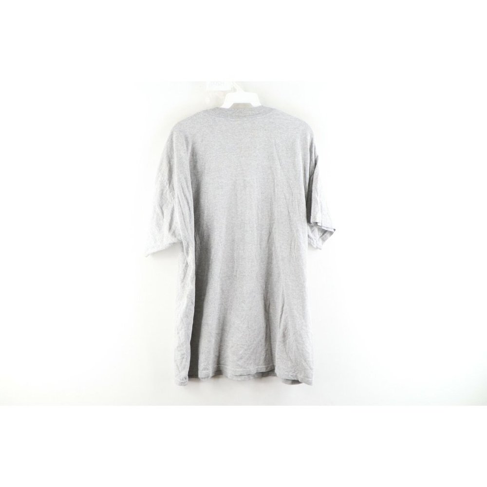 Vintage Disney Mens XL 2000 Walt Disney World Spell Out Distressed T-Shirt Gray - Picture 6 of 8